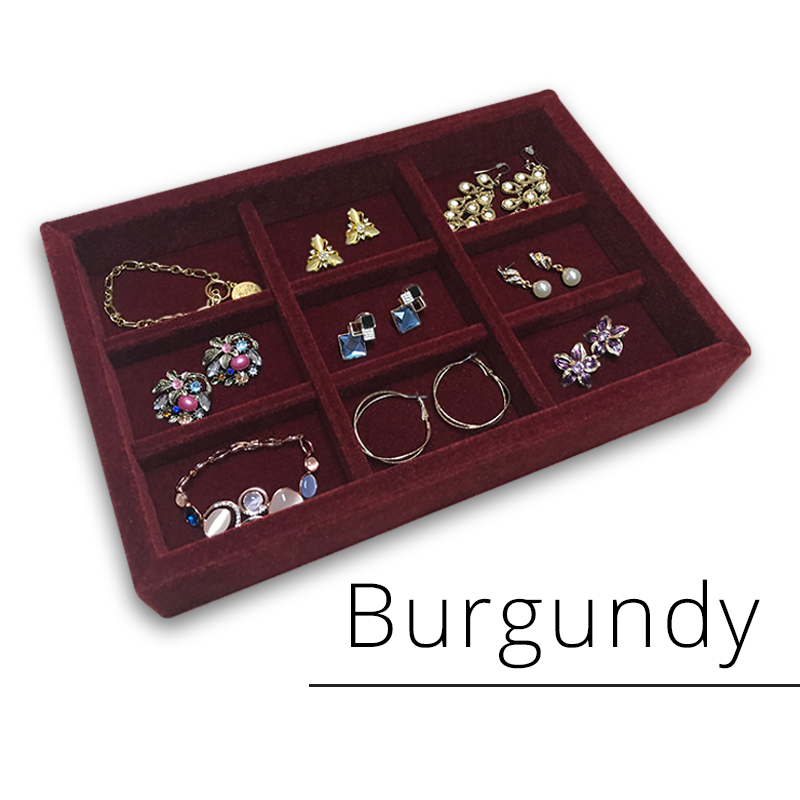 velvet jewelry tray