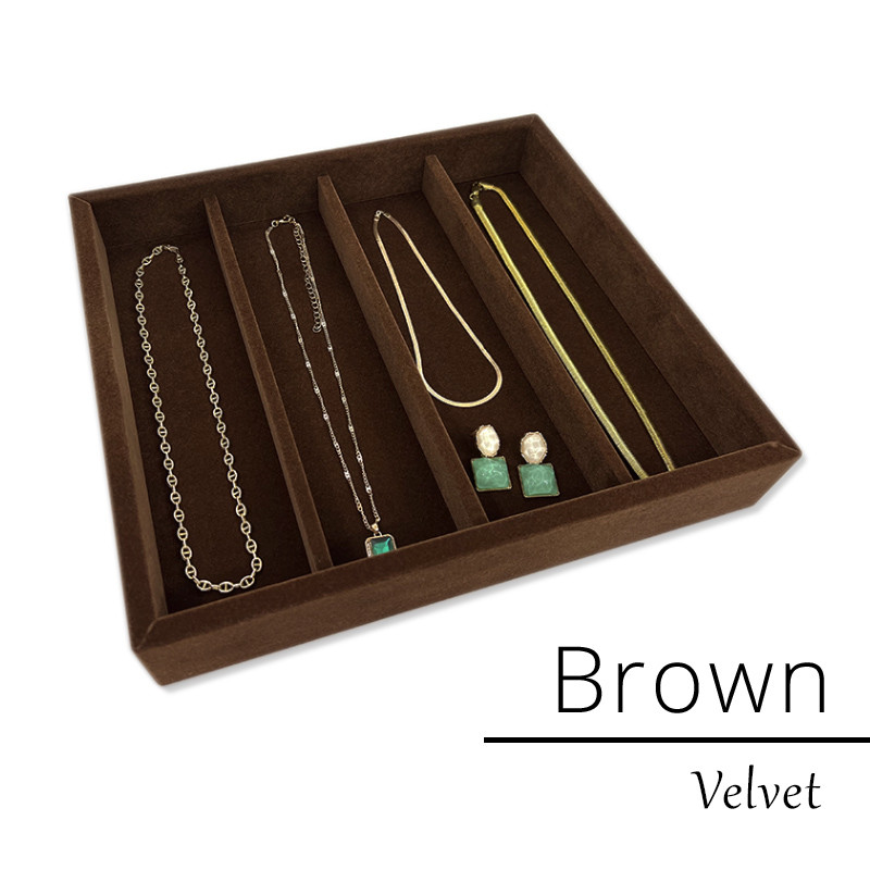 velvet necklace organizer